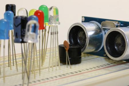 元器件arduino,diy 和电子元器件照片